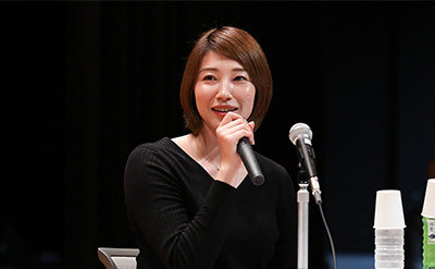 どんな時でもポジティブに！元バレーボール全日本女子代表 狩野舞子さんがエールを送ってくれました