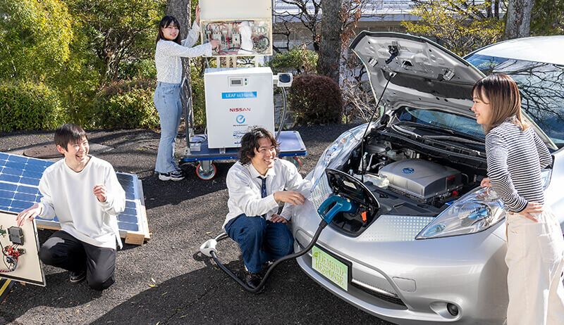 電気システム工学科へ